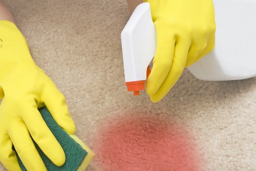 Professional curtain cleaning in a North Sheen home