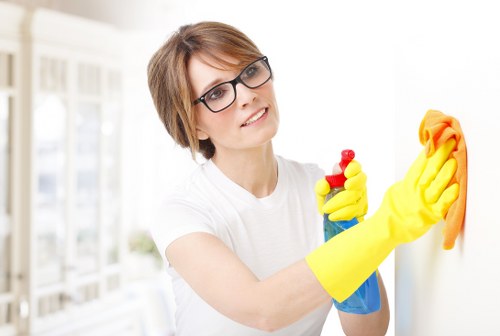 Protective equipment used by carpet cleaners during a safe service