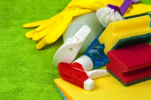 Hot water extraction equipment used for carpet cleaning in North Sheen